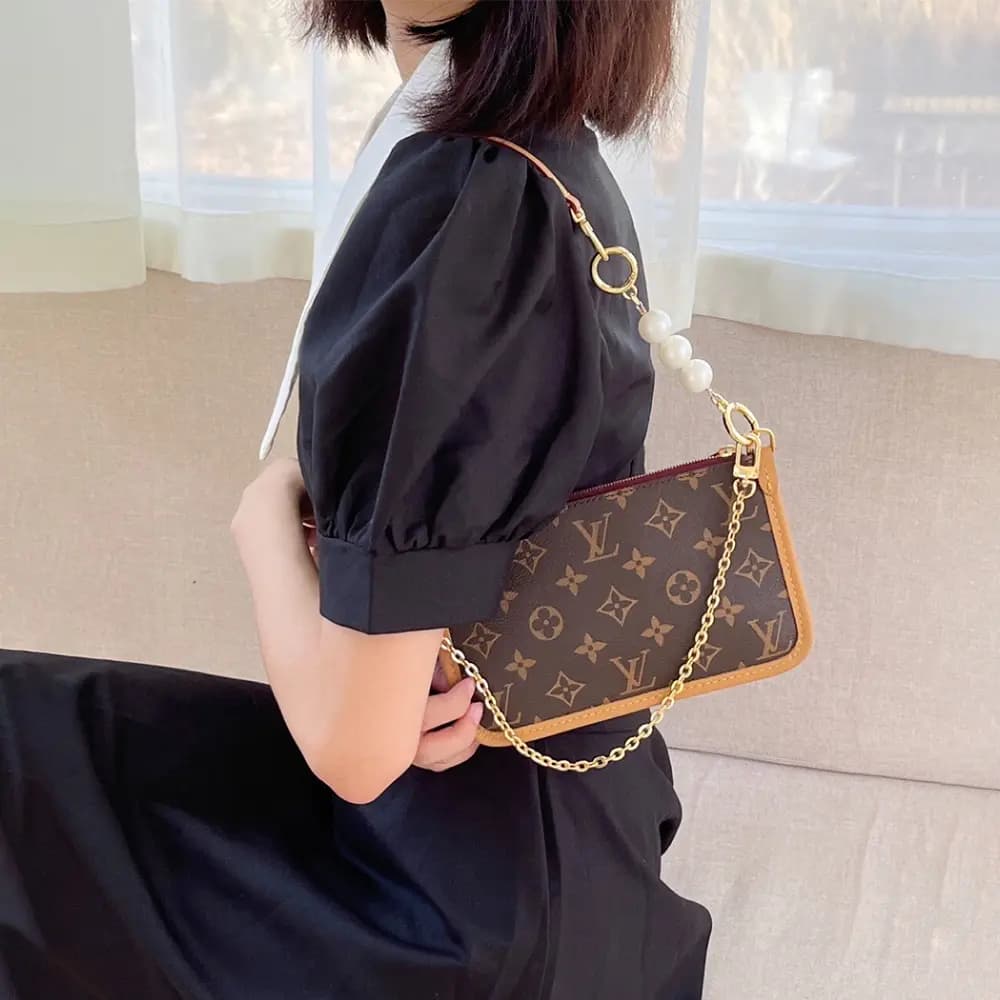 Luxury Care Artisan Workshop Original Fleece Bag Accessory Combination Women's Burgundy